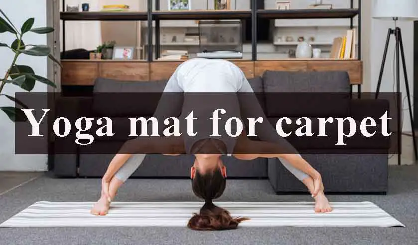 yoga carpeted floor